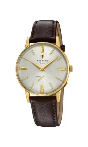 Produktbild: Festina Herren Analog Quarz Uhr mit Leder Armband F20248/2