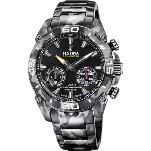 Produktbild: Festina Uhr Für Herren F20545/1 Smartwatch Edelstahl Case SchwarzEdelstahl Band