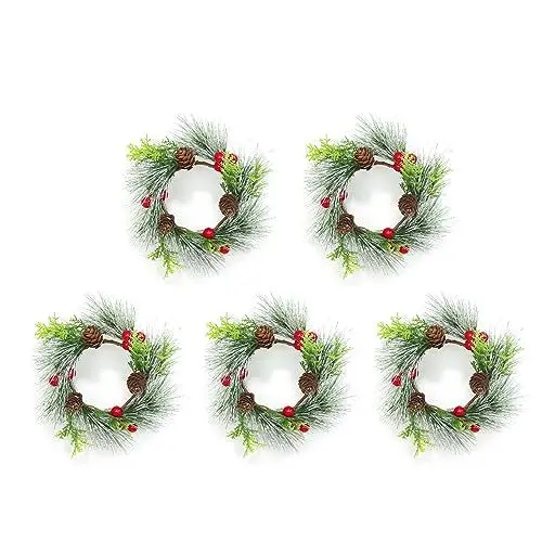 Produktbild: Festlicher Weihnachtskranz für Heimdekoration und Party, Feier, Outdoor, Garten, Kränze, kommerzielle Raumdekoration, Weihnachtskranz