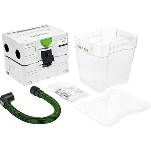 Produktbild: Festool CT Vorabscheider CT-VA-20 mit Zyklon-Systainer, Auffangbehälter, Systainer-Wanne, Anschluss-Schlauch, Entsorgungssack, Behälterdeckel