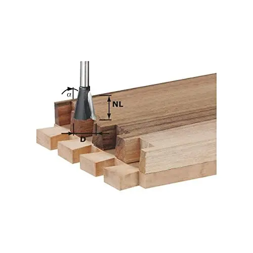 Produktbild: Festool Grat-/Zinkenfräser HW S8 D20/26/10°