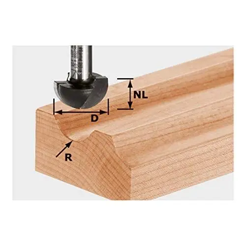 Produktbild: Festool Hohlkehlfräser HW S8 R6,35