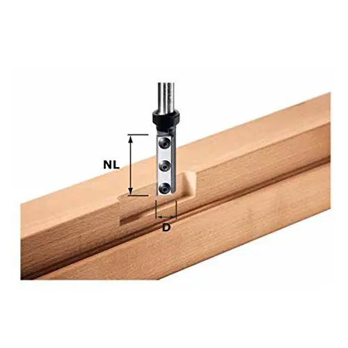 Produktbild: Festool Nutfräser-Wendeplatten HW S12 D16/50 WP