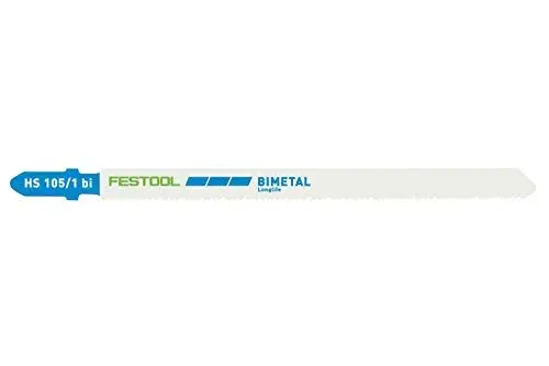 Produktbild: Festool Stichsägeblatt HS 105/1 BI/5 METAL STEEL/STAINLESS STEEL