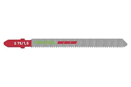 Produktbild: Festool Stichsägeblatt S 75/1,5/5 PLASTICS PROFILE