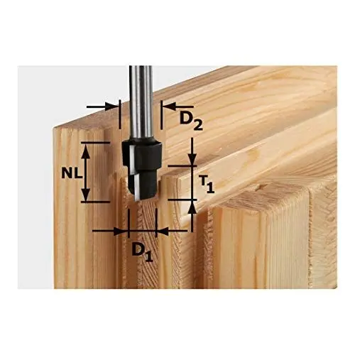 Produktbild: Festool Stufenfräser HW D20,3/12,3/9,3 S12
