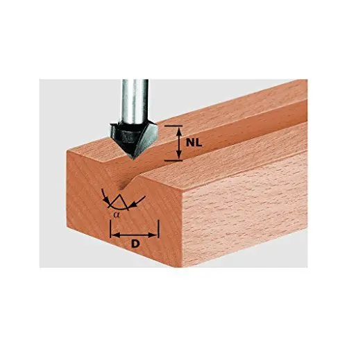 Produktbild: Festool V-Nutfräser HW S8 D14/7/90°
