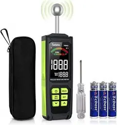 Produktbild: Feuchtigkeitsmessgerät, Tadeto Feuchtemessgerät 20-40mm Analysetiefe mit Farb-LCD Alarmfunktion Hold-Funktion Feuchtigkeitsmesser für Wände,Holz,Mauerwerk,Beton,Gips,Baustoffen