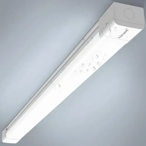 Produktbild: Feuchtraumleuchte LED 120CM, Kellerlampe 36W 3600LM, Werkstattlampe IP66 Wasserfest, Werkstatt Deckenleuchte Kaltweiss 5000K Garagenlampe, Led Röhre Lampe für Garage Keller Büro Feuchtraum