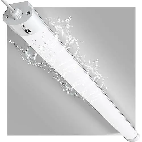 Produktbild: Feuchtraumleuchte LED 120cm, Kellerlampe Led Röhre 36W 3600LM, Werkstattlampe IP66, Wasserfest Werkstatt Deckenleuchte, 5000K Feuchtraumlampe Kaltweiß Lampe für Garage Keller Feuchtraum (5000K)