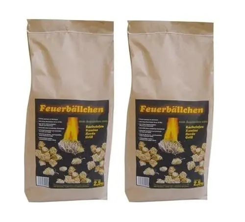 Produktbild: Feuerbällchen RaiffeisenWaren Kaminanzünder, Feueranzünder, (Anzünder ökologisch, aus Naturprodukten - Wachs, Naturholz·· Nässe unempfindlich·· Brenndauer ca. 10 min) 5 kg