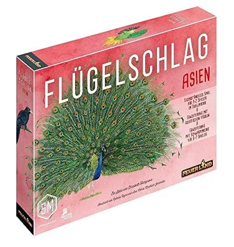 Produktbild: Feuerland Spiele 31018 Flügelschlag Asien-Erweiterung, Ab 10 Jahren, Schwarz