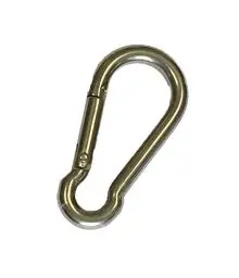 Produktbild: Feuerwehr-Karabiner Edelstahl rostfrei Karabinerhaken 10 Stück (5 x 50)