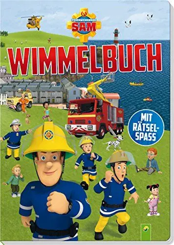 Produktbild: Feuerwehrmann Sam Wimmelbuch: Mit Rätselspaß