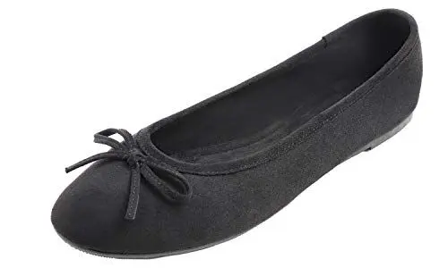Produktbild: Feversole Damen Klasssische Ballerinas Mikrofaser Balerinaschuhe Flach Damenschuhe