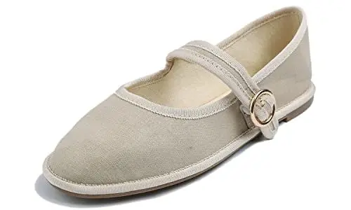 Produktbild: Feversole Mary Jane Halbschuhe,Flach Freizeit Tanzschuhe