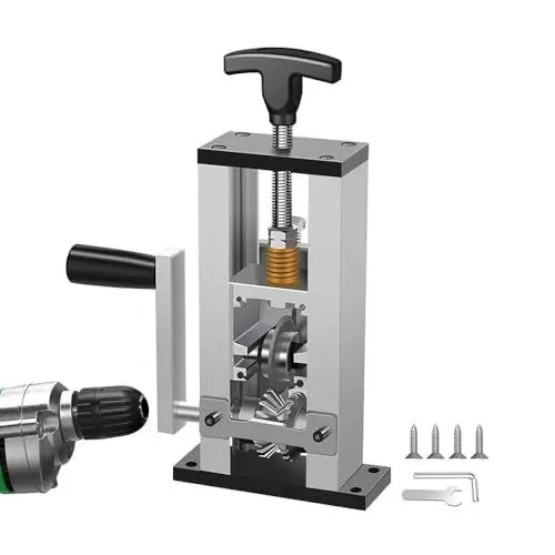 Produktbild: FGJCJ Manuelle Abisoliermaschine, Kabelschälmaschine, Abisoliermaschine Kupferdraht, Kabel Abisolierwerkzeug 1-25mm mit Abnehmbarem Griff, Abmantelungswerkzeug, Kabelschäler Hand zum Drahtrecycling