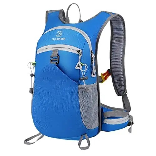 Produktbild: FGUUTYM 12l Radfahren Wasserdichter Ultraleichter Outdoor-Sport Faltbarer Kletterrucksack Fahrradrucksack Zum Wandern Rucksäcke Für Mädchen Freizeit (BU1, One Size)