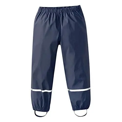 Produktbild: FGUUTYM Latzhose Kinder Schlamm Regen für wasserdicht Kinder s atmungsaktive Hosen Hosen Baby Wolle Handschuhe (Black, 10-12 Years)