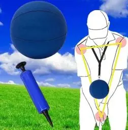 Produktbild: FGXY Golfschwung-Trainingshilfe, Übungsbälle, Golfball-Schlagball, Intelligenter Einstellbarer Assist-Ball, Haltungskorrektur, Training, Intelligente Armbewegung, Tragbarer, Swing Trainingshilfe, Blau