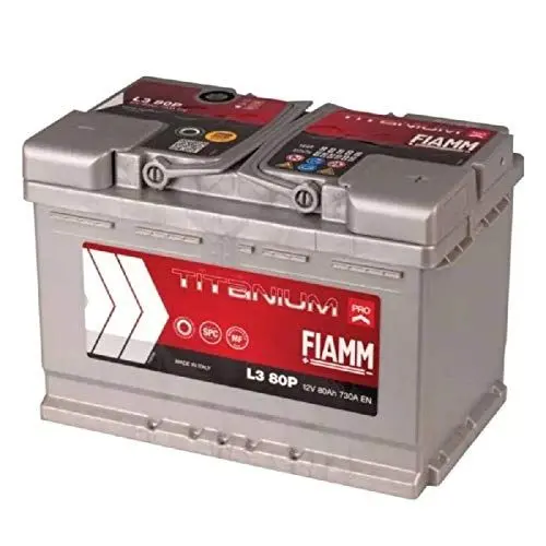 Produktbild: Fiamm Titanium Pro L380P Autobatterie, 80 Ah / 730 A, Pluspol rechts