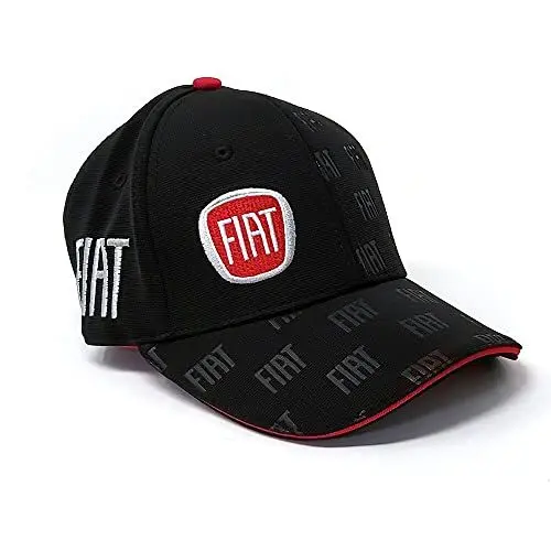 Produktbild: Fiat Unisex Visier, Fiat 21239 Kappe mit gebogenem Visier schwarz, Einheitsgröße EU