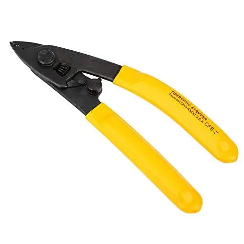 Produktbild: Fiber Optic Stripper, CFS-2 Optischer LWL-Drahtkabel Stripper mit Zwei Ports Loch FTTH Abisolierzange Werkzeug für die Elektro-/Haus-/Maschinenwartung