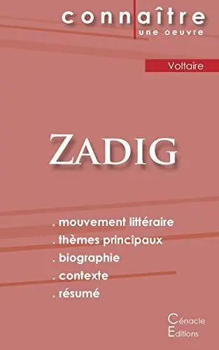 Produktbild: Fiche de lecture Zadig de Voltaire (Analyse littéraire de référence et résumé complet)