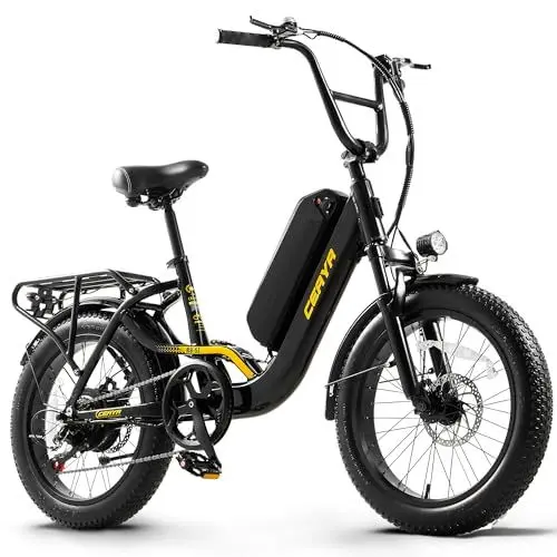 Produktbild: Ficyacto Elektrofahrräder für Damen Herren,Ebike Mit 48V 15Ah Li-ion Akku,20 * 3.0 Zoll Trekkingrad E-City Fahrrad,Reichweite bis zu 70-80KM Pedelec