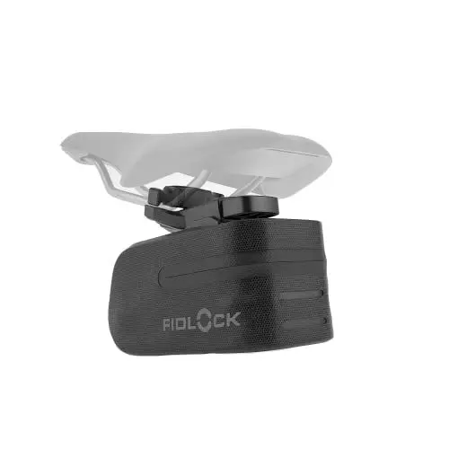 Produktbild: Fidlock 9175 Unisex – Erwachsene Bag 600 + Saddle Base Satteltasche mit Halterung, schwarz, 600ml