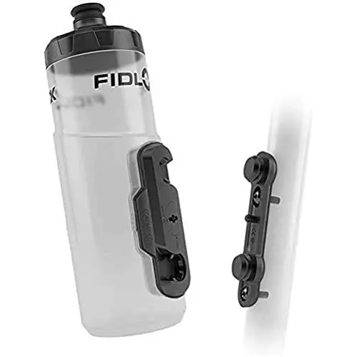 Produktbild: Fidlock Bottle 600 u. Bike Base Magnetischer Fahrrad Flaschenhalter Fahrrad Trinkflasche Fahrrad mit Halterung Getränkehalter Fahrrad Getränkehalter Trinkflaschenhalter Fahrrad Trinkflaschenhalterung