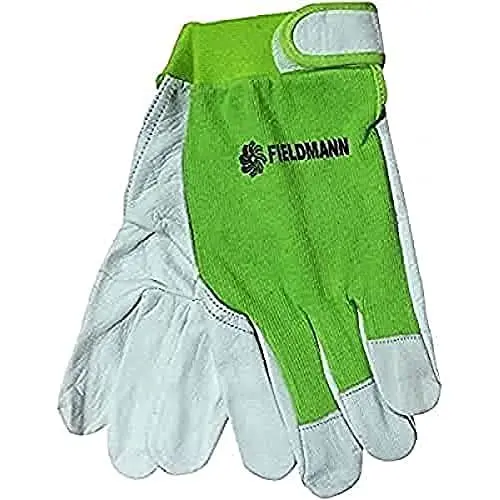 Produktbild: FIELDMANN FZO 5010 Schutzhandschuhe, weiss-grün