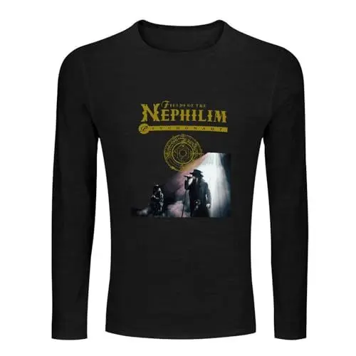 Produktbild: Fields of The Nephilim 11 DMN Men's 100% Cotton Tee Crewneck Unisex Long Sleeve T-Shirt Black XL