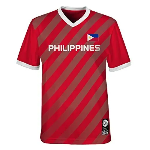 Produktbild: FIFA Offizielles Trikot der Frauenfussball-Weltmeisterschaft 2023 für Erwachsene, Philippinen, Rot, X-Large