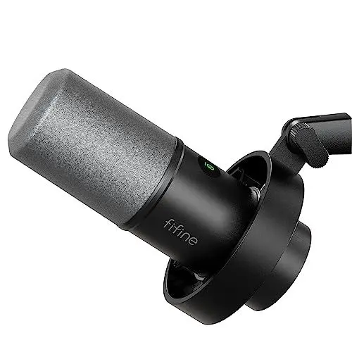 Produktbild: FIFINE XLR Studio Mikrofon Dynamisches, USB Microphone PC für Streaming Podcast Gaming, für PS4/5 Mac Mixer Soundkarten