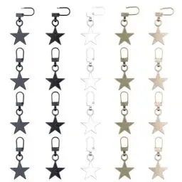 Produktbild: FIHODONE 20 Stück Reißverschluss Zipper Stern mit Box, Reisverschlusszieher Zipper Mehrfarbig,Reißverschluss Anhänger Währung,Reissverschluss Zipper für Jacken, Rucksäcke, Stiefel