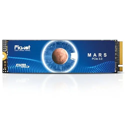 Produktbild: Fikwot FX550 NVMe SSD 1TB M.2 SSD PCIe 3.0×4, Lesen bis zu 3.500 MB/s, M2 2280 internes Soild-State-Laufwerk, kompatibel mit Desktop, Laptop und Mini-PC, QLC NAND Flash