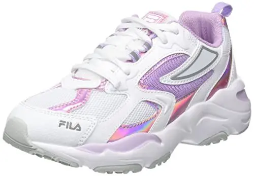 Produktbild: FILA CR-CW02 RAY Tracer Kids Sneaker, White-Fair Orchid, 29 EU