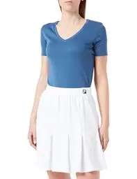 Produktbild: FILA Damen Bellingham Short Pleated Tennis-Rock, Bright White, S