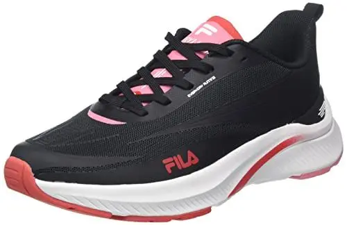 Produktbild: FILA Damen Beryllium wmn Laufschuh, Black-Fiery Red, 42 EU Schmal