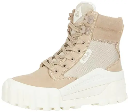 Produktbild: FILA Damen GRUNGELUTION mid wmn Mode-Stiefel, Feather Gray-Marshmallow, 42 EU