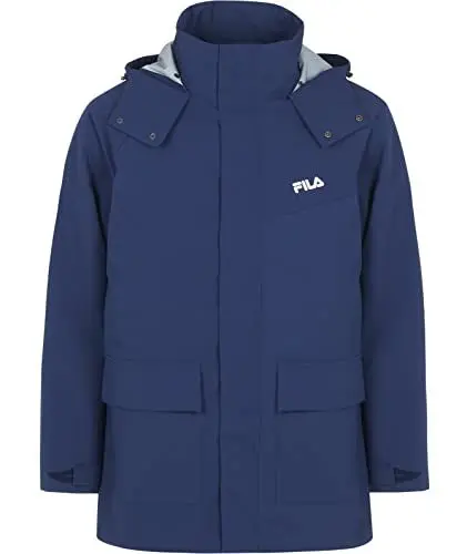 Produktbild: FILA Herren TANVALD Light Parka Jacket Padded, Medieval Blue, M