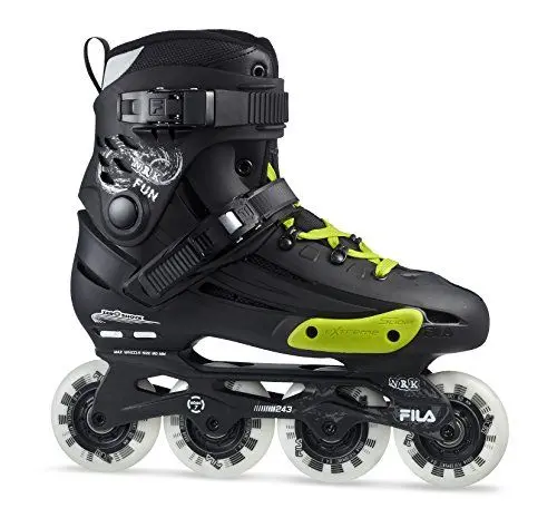 Produktbild: FILA SKATES 010618055 NRK Fun Inline Skate Unisex Black/Yellow/Magenta Größe 44