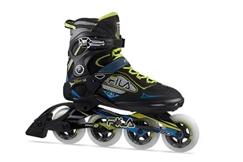 Produktbild: FILA SKATES 010621240 Primo LX 90 Inline Skate Unisex BLK/BL/YLW MW Größe 40.5