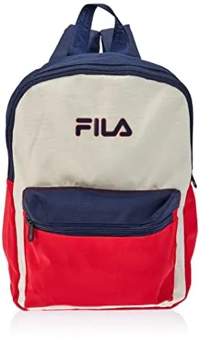 Produktbild: FILA Unisex Kinder Bury Small Easy Backpack-Medieval Blue-Antique White-True Red-OneSize Rucksack