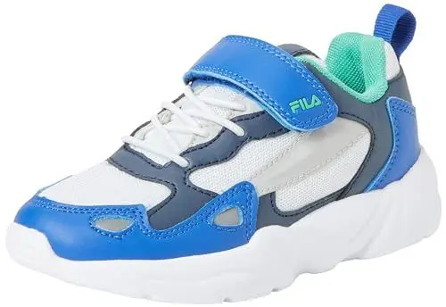 Produktbild: FILA Unisex Kinder Ventosa Cb Velcro Kids Sneaker, White Fila Navy Surf The Web, 35