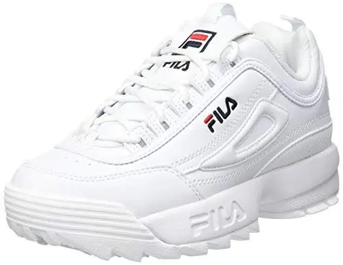 Produktbild: FILA Unisex Kinder Disruptor Teens Sneaker, White, 39 EU