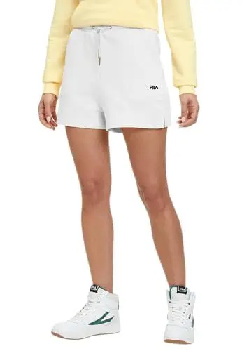Produktbild: FILA Women's BUCHLOE Waisted Shorts High Waist, Bright White, S