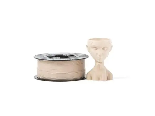 Produktbild: Filament PM PLA+ 1.75 mm, 1 kg Spule, 3D Drucker Filament, Passend für die Meisten FDM 3D Drucker, SKIN edition (Pantone 480C, RAL 1001, Beige)