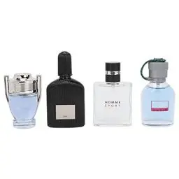 Produktbild: FILFEEL Eau De Parfum Parfum Spray – Langanhaltendes Parfümset für Männer mit Blumigem Duft – Perfektes Ozeanisches Herrenparfümset mit Hervorragenden Extrakten, 25ml*4St